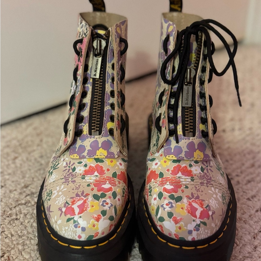 Dr. Martens women’s Sinclair lace-up and zip platform boots